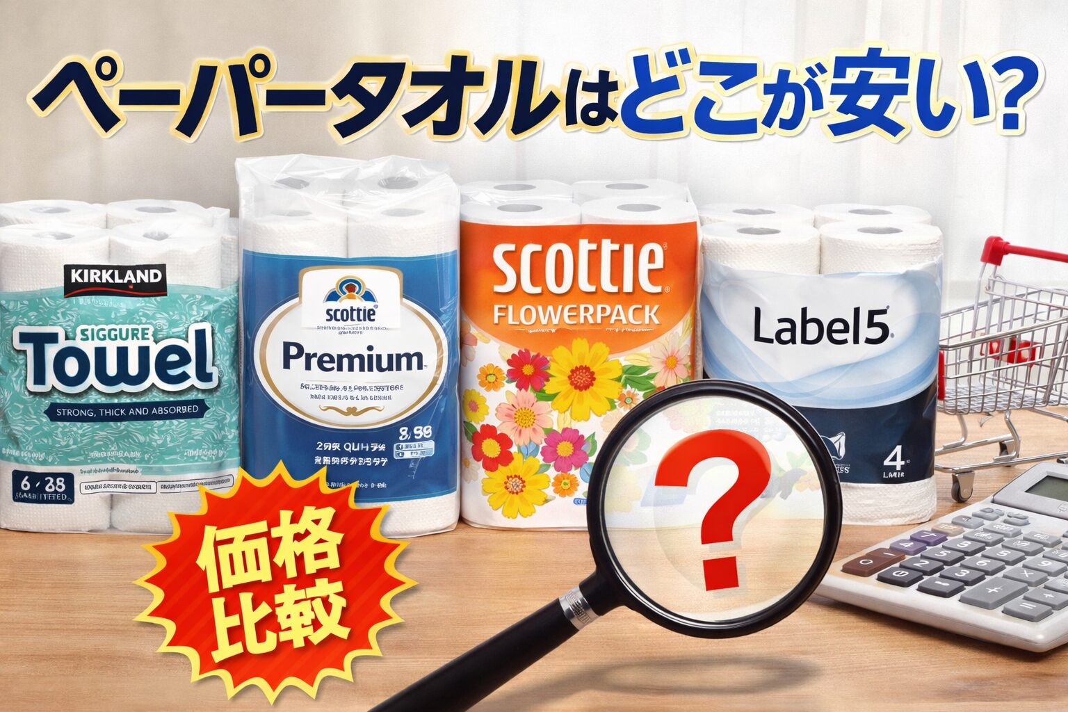 ペーパータオルはどこが安い